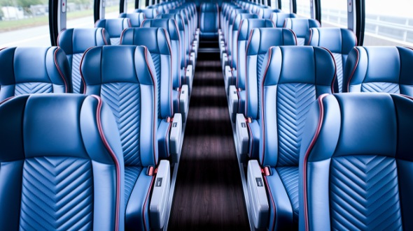 55 passenger charter bus interior miami